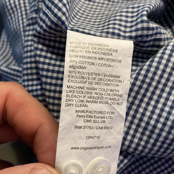 Penguin long sleeve button down shirt - Picture 11 of 11